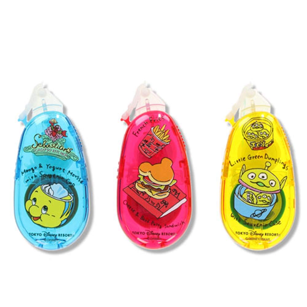 Amazon.co.jp: ディズニー パークフード柄 テープのり 3色3絵柄 文房具